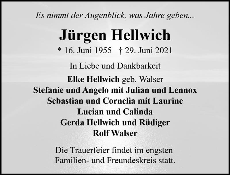 Erinnerungsbild für Jürgen Hellwich